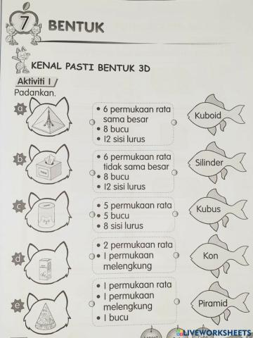 Bentuk 3d