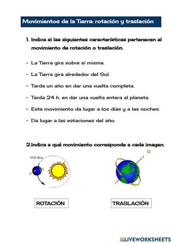 Rotación y traslación