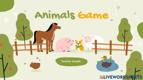 Animals Game