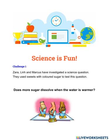 Unit 2.3 Dissolving - Challenges