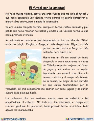 El fútbol por la amistad