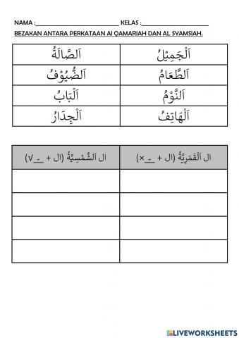 Rumahku syurgaku tahun 5 bahasa arab