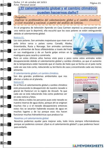 ¿El calentamiento global y el cambio climático pueden hacernos daño?