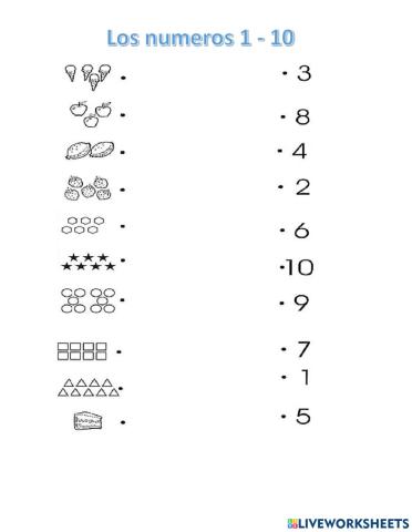 Los numeros del 1 al 10 - 1