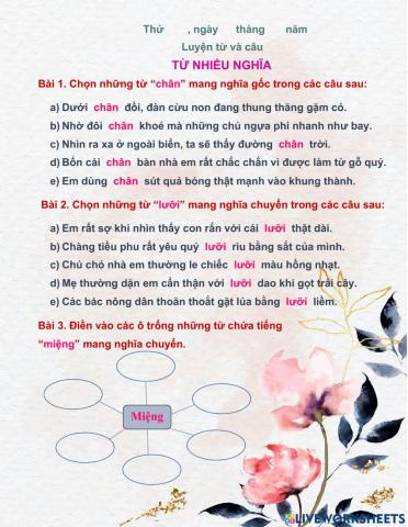 Từ nhiều nghĩa