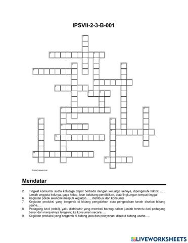 Crossword Ips C-1