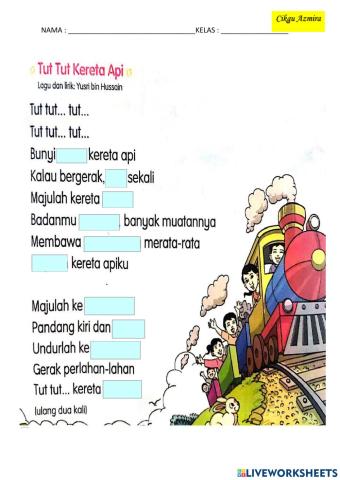 Pendidikan Muzik Tahun 3 : Tut Tut Kereta Api