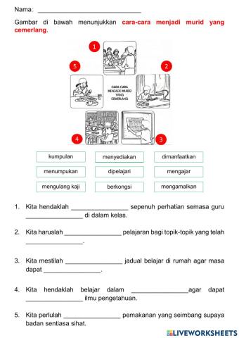 Bina Ayat (Cara-cara Menjadi Murid yang Cemerlang)