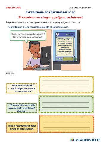 Riesgos y peligros del internet