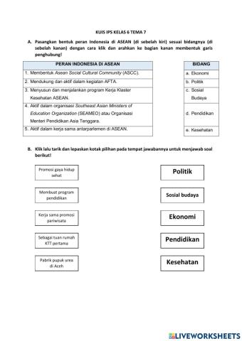 Peran Indonesia di ASEAN