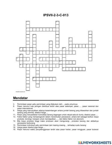 Crossword Ips C-13