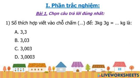 PBT - Toán - Luyện tập chung