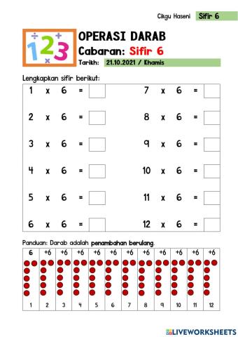 Darab-Cabaran Sifir 6