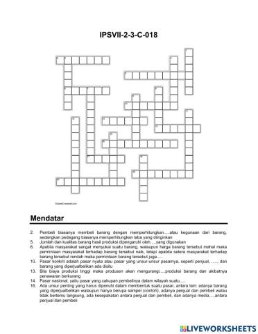 Crossword Ips C-18