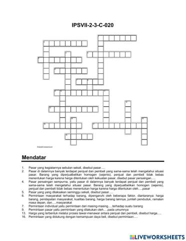 Crossword Ips C-20