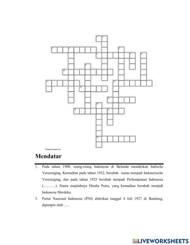 Crossword IPS Bagian C Ke 44