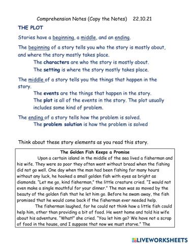 Story Element - Plot