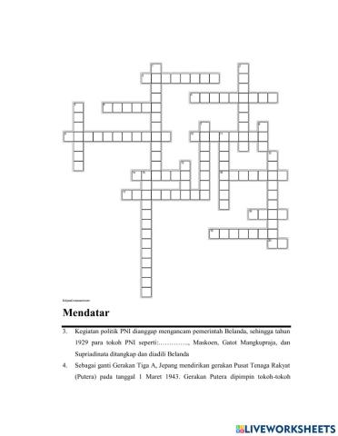 Crossword IPS Bagian C Ke 49