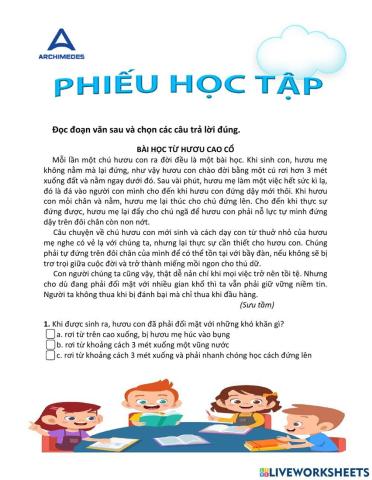 Phiếu học tập