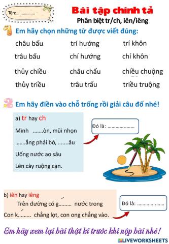 Chính tả tuần 7