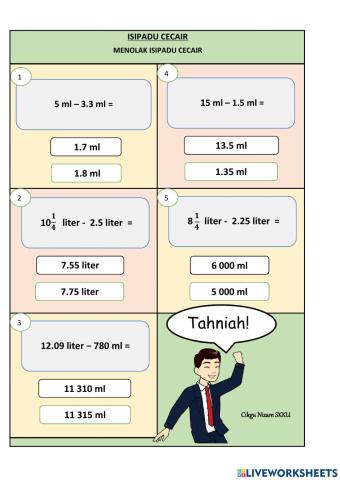 Matematik Tahun 5