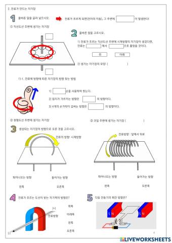 2학년 전류가 흐르는 도선이 받는 힘, 전동기