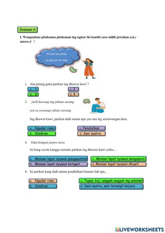 Evaluasi 2 Modul Parikan