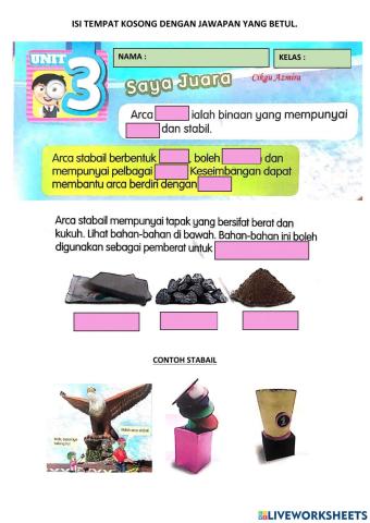 Pendidikan Seni Visual Tahun 2 - Stabail