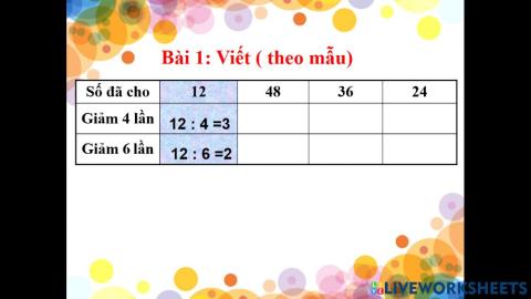 Giảm đi một số lân