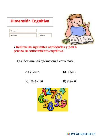 Dimensión cognitiva