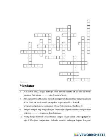 Crossword Bagian Random Ke 2