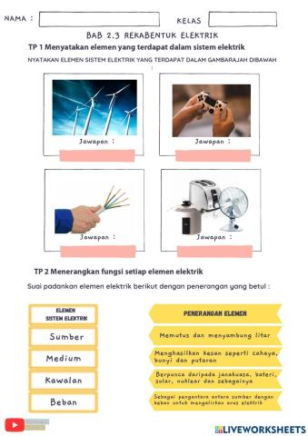 PBD Rekabentuk Elektrik TP1 dan TP2