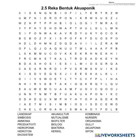 2.5 Reka Bentuk Akuaponik