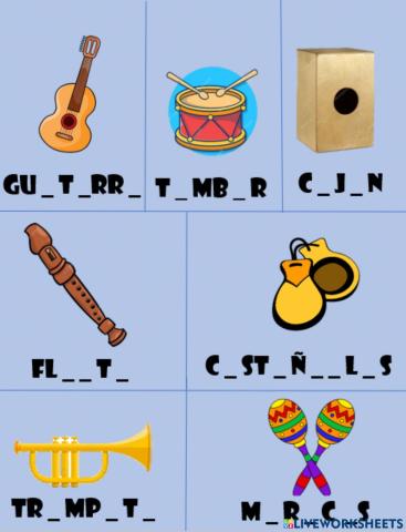 LOS INSTRUMENTOS MUSICALES