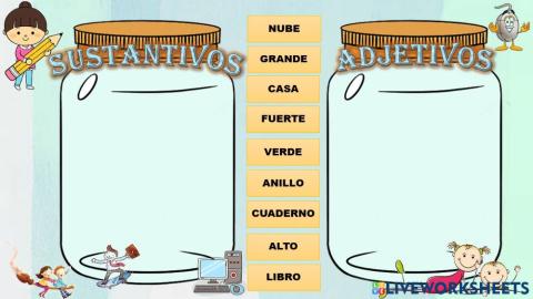 Sustantivos y adjetivos