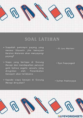 Soal Latihan