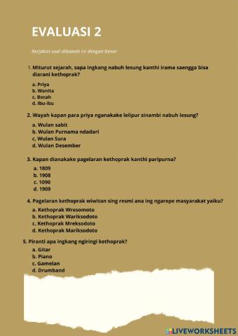 Evaluasi 2