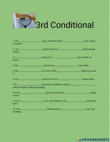 3rd Conditional
