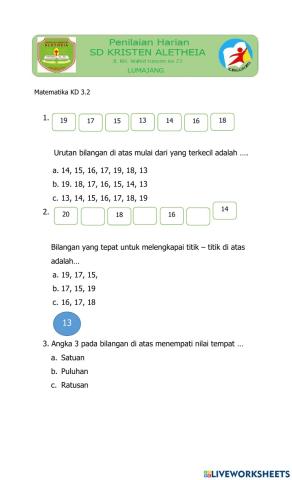 PH Matematika KD 3.2