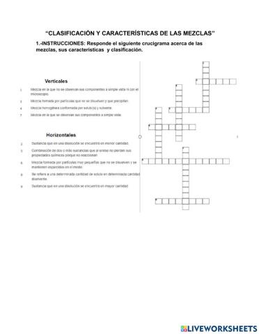 Mezclas, características y su clasificación