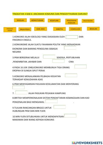 Sejarah tingkatan 4 bab 6