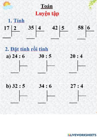 Luyện tập tr30