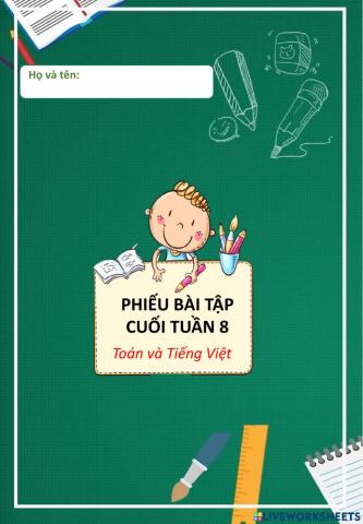 Phiếu cuối tuần 8