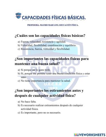 Capacidades físicas