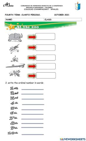 Examen cuarto periodo