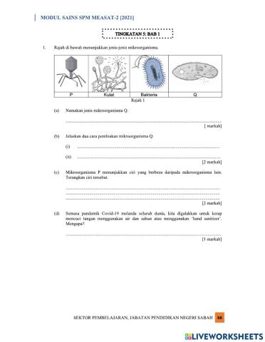 Sains K2 Bahagian A