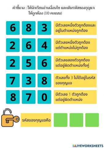 สอบปลายภาคเรียนที่ 1 วิทยาการคำนวณ ป.5-2