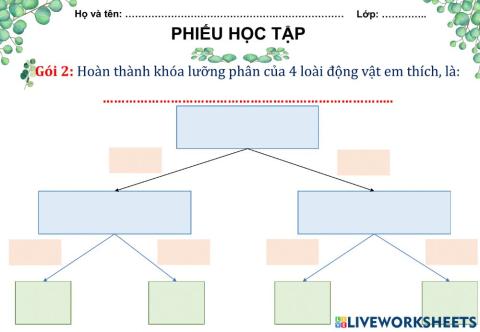 Khoa học - Khóa lưỡng phân (gói 2)