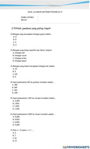 Rohimah matematika  bilangan asli