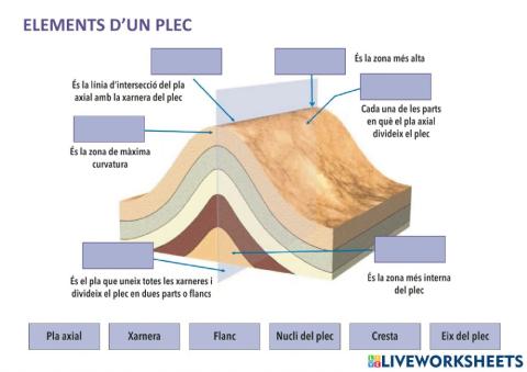 Parts d'un plec